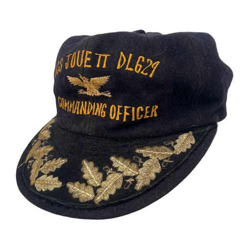 Historic First African-American Admiral Samuel Gravely, Jr., Vietnam War US Navy USS Jouett Commander’s Ballcap