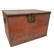 Load image into Gallery viewer, WWI US Army Medical Surgical Dressing Metal Chest