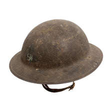 Load image into Gallery viewer, WWI US Army M1917 Helmet w/ Wilmer Holes, 91st Div