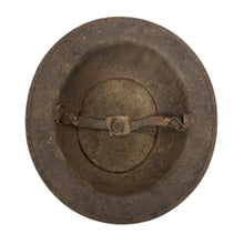 Load image into Gallery viewer, WWI US Army M1917 Helmet Shell w/ Partial Liner, 7th Anti-Aircraft Artillery