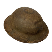 Load image into Gallery viewer, WWI US Army M1917 Helmet Shell w/ Partial Liner, 7th Anti-Aircraft Artillery