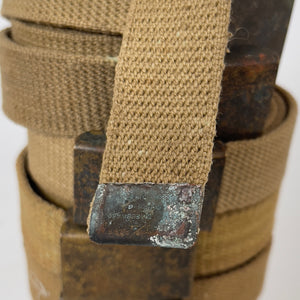 WWI US Army Enlisted Canvas Waist Belt, Plain Buckle