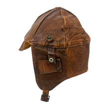 Load image into Gallery viewer, WWI US Army Air Service, Training Detachment Leather Flight Helmet