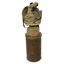 Load image into Gallery viewer, WWI US Navy M1917 Mark I Gas Mask