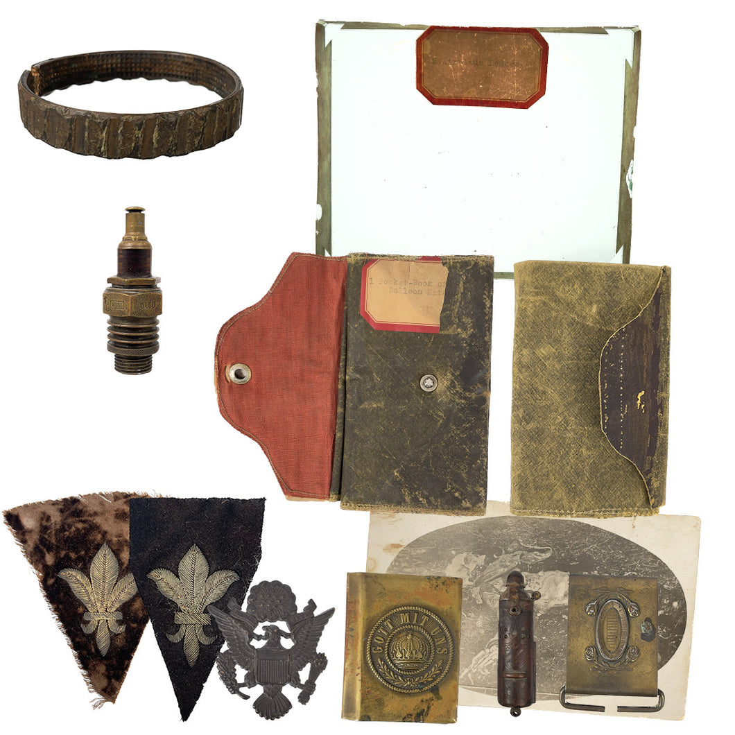 WWI US Aircraft and Balloon Parts Archive Display