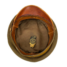 Load image into Gallery viewer, Scarce WWI British-Made U.S. Army Officer’s Visor Cap, Named