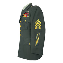 Load image into Gallery viewer, Cold War Era US Army Dress Green Uniform of 6th Sergeant Major of the Army William A. Connelly