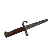 Load image into Gallery viewer, WWI Brazilian Mauser M1908 Bayonet with Scabbard