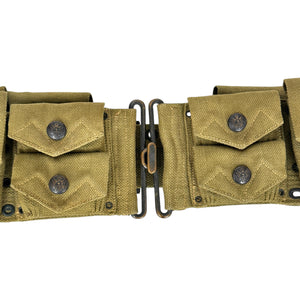 WWI US Army M1910 Mounted Infantry Cartridge Belt, 1918