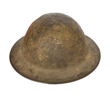 Load image into Gallery viewer, WWI US Army M1917 Helmet w/ Liner &amp; Chinstrap, 28th Div