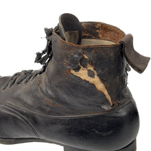 Load image into Gallery viewer, WWI US Navy Enlisted Black High-Top Shoes