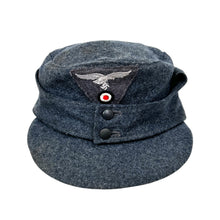 Load image into Gallery viewer, WWII German Luftwaffe M43 EM/NCO Field Cap, Late War