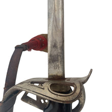 Load image into Gallery viewer, WWI German Bavarian M1889 Etched Sword with Scabbard and Knot