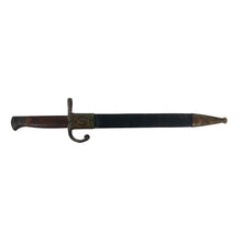 Load image into Gallery viewer, WWI Brazilian Mauser M1908 Bayonet with Scabbard