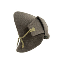 Load image into Gallery viewer, WWI USMC Forest Green Wool Winter Cap