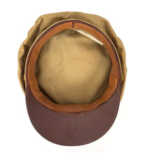 Load image into Gallery viewer, WWII US Army Officer’s Tan Crusher Style Visor