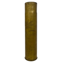 Load image into Gallery viewer, WWI Allied Trench Art, 75mm Artillery Casing