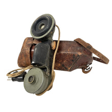 Load image into Gallery viewer, WWI German Army Model 1915 Trench Field Phone w/ Leather Case, Dated 1915