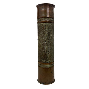 WWI US Trench Art, 75mm Artillery Casing