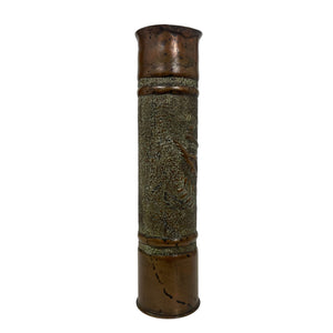 WWI US Trench Art, 75mm Artillery Casing