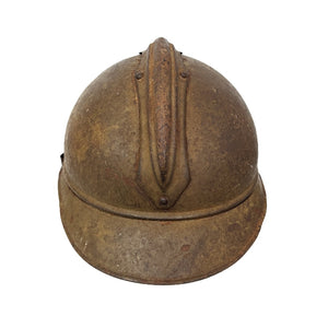 WWI French North African Colonial Zouave Helmet with Liner & Chinstrap