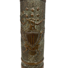 Load image into Gallery viewer, WWI US Trench Art, 75mm Artillery Casing