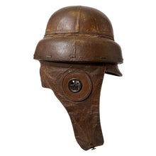 Load image into Gallery viewer, WWI French Aviation Pilots Cork Flight Helmet