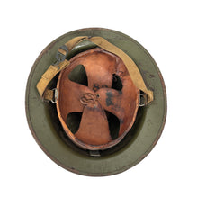 Load image into Gallery viewer, Pre-WWII US Army M1917A1 “Kelly” Helmet w/ Liner &amp; Chinstrap, 151st FA BN, 34th Inf Div