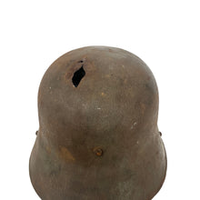 Load image into Gallery viewer, WWI Germany Battle-Damaged Mail Home M17 Stahlhelm with Liner, Named