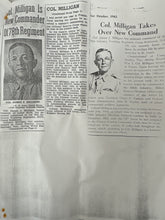 Load image into Gallery viewer, WWII US Army Desk Plaque, Col James J Milligan, Z-Forces China Combat Command