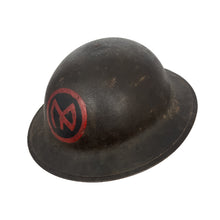 Load image into Gallery viewer, WWI US Army M1917 Helmet with Liner and Chinstrap, 27th Inf Div