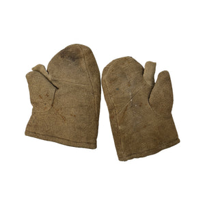 WWII Japanese Army Winter Fur Mittens