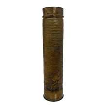 Load image into Gallery viewer, WWI US Trench Art, 75mm Artillery Casing