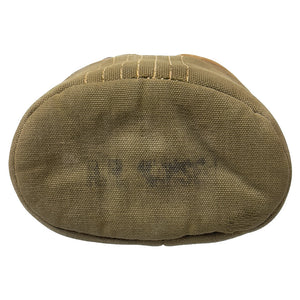 WWI USMC Early M1910 Pea Green Cover w/ USMC Buttons & Stamp, Named