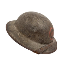 Load image into Gallery viewer, WWI US Army M1917 Helmet w/ Liner &amp; Chinstrap, 27th Div