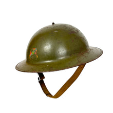 Load image into Gallery viewer, Pre-WWII US Army M1917A1 “Kelly” Helmet w/ Liner &amp; Chinstrap, 151st FA BN, 34th Inf Div