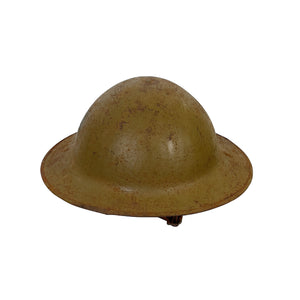 WWI British Helmet, Machine Gun Iinsignia