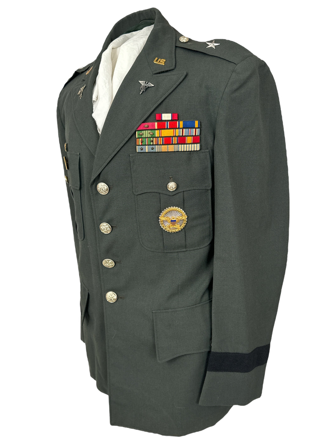 Vietnam War Era US Army Uniform of Brig. Gen. William A. Hamrick, First Medical General Officer