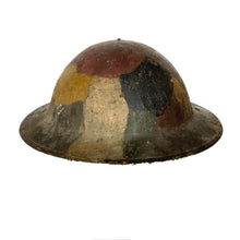 Load image into Gallery viewer, WWI US Army British Made Helmet Shell, Camouflage