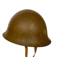 Load image into Gallery viewer, WWII Japanese Army Type 90 Helmet w/ Liner &amp; Chistrap, Excellent Condition