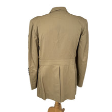 Load image into Gallery viewer, Post WWII-Korean War US Navy Japanese Made CPO Tan Reefer Jacket, Named