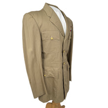 Load image into Gallery viewer, Post WWII-Korean War US Navy Japanese Made CPO Tan Reefer Jacket, Named