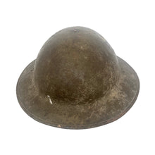 Load image into Gallery viewer, WWI US Army British Made Helmet with Chinstrap, HQ 319th Inf Reg, 80th Div