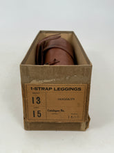 Load image into Gallery viewer, WWI-1920’s US Army English Made Leggins w/ Original Box from B. Pasquale, San Francisco