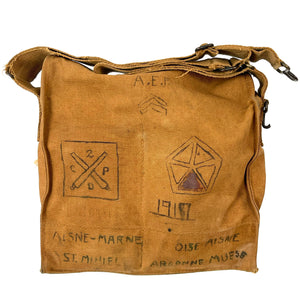 WWI US Gas Mask, Artillery Park, 5th Corps