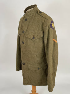 WWI US Army Uniform and Trousers, Musician, 40th Division