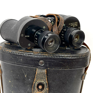 WWII Mark 33 Binoculars and Case