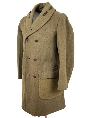 WWI British Made Shawl Overcoat, Aviation